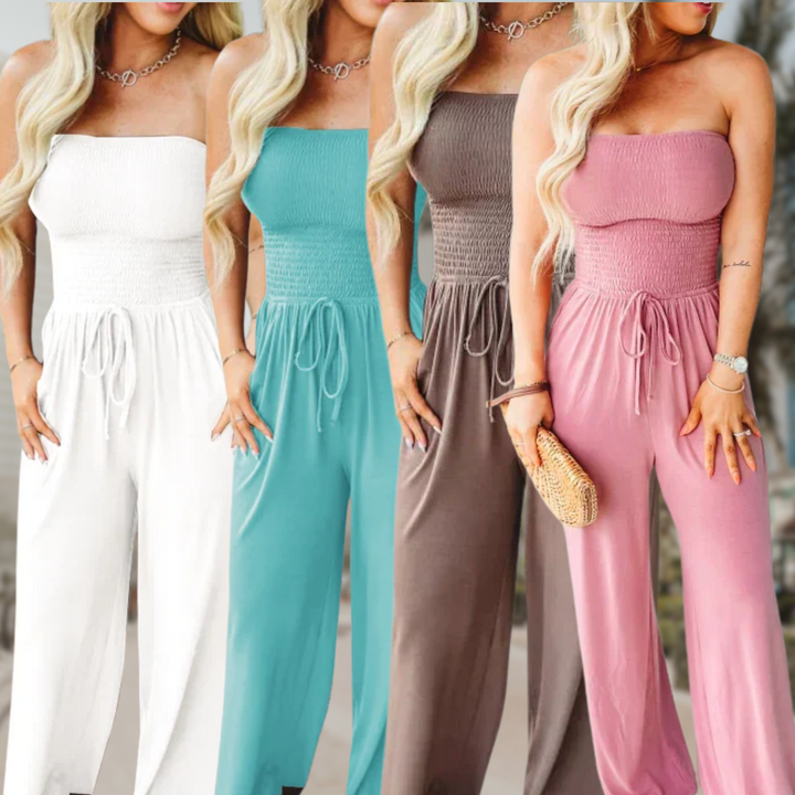 Divifa Bella Trendy Off-Shoulder Jumpsuit