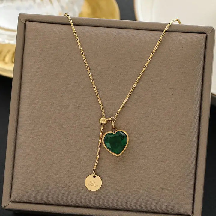 Divifa Juliette Veyron Necklace in Gold-Plated stainless steel