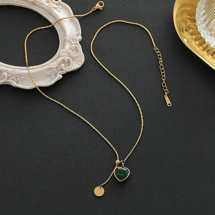 Divifa Juliette Veyron Necklace in Gold-Plated stainless steel