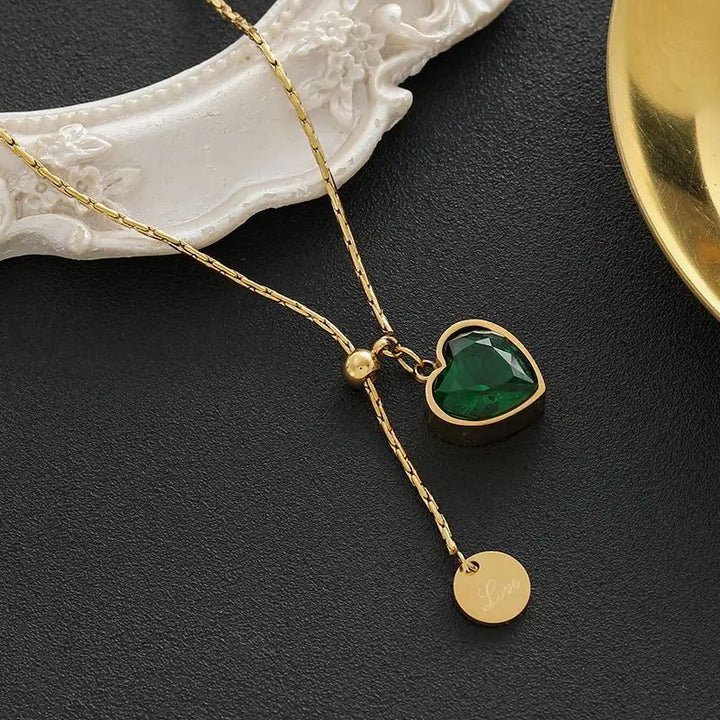 Divifa Juliette Veyron Necklace in Gold-Plated stainless steel