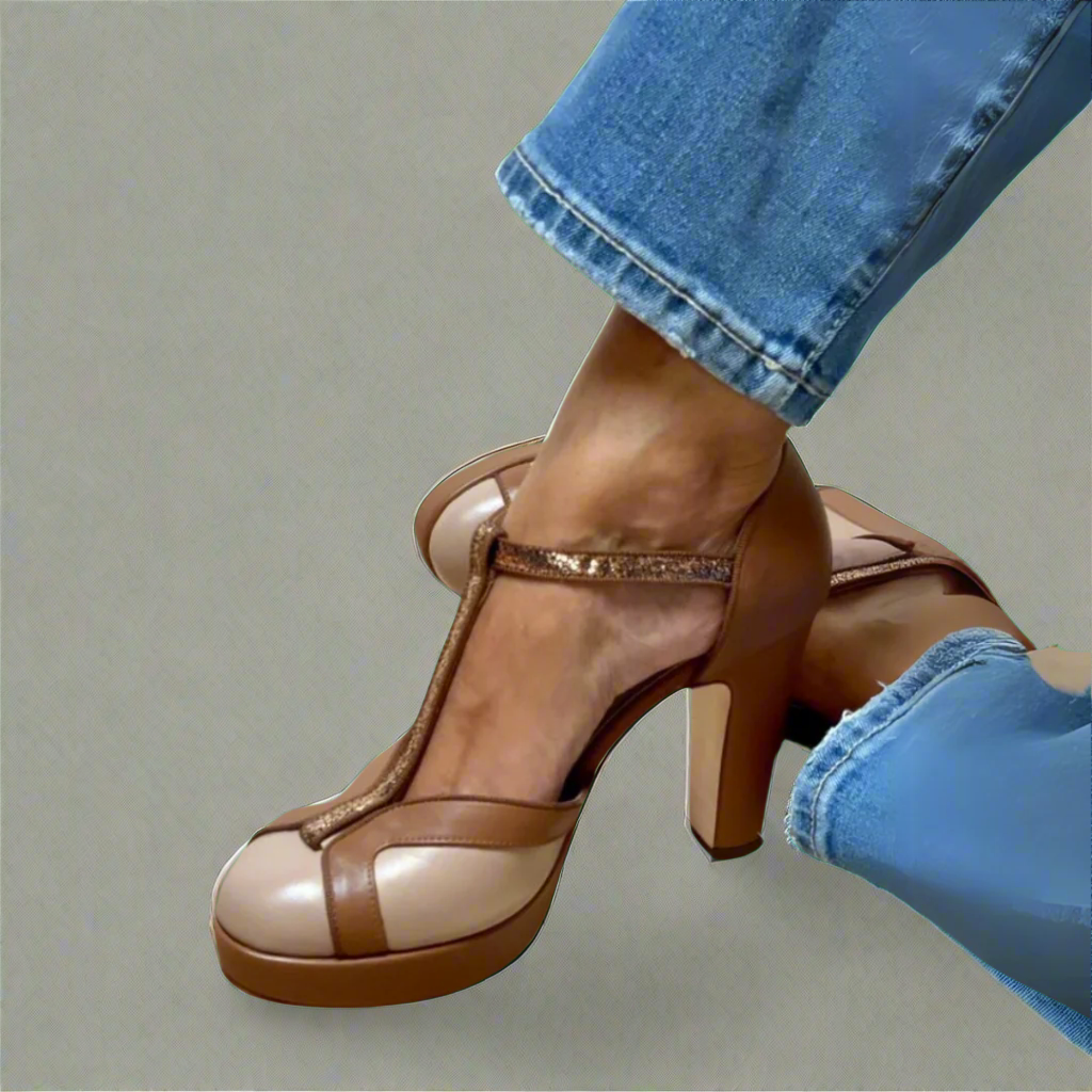 Divifa Criselmara Elegant and Comfortable Heeled Sandals