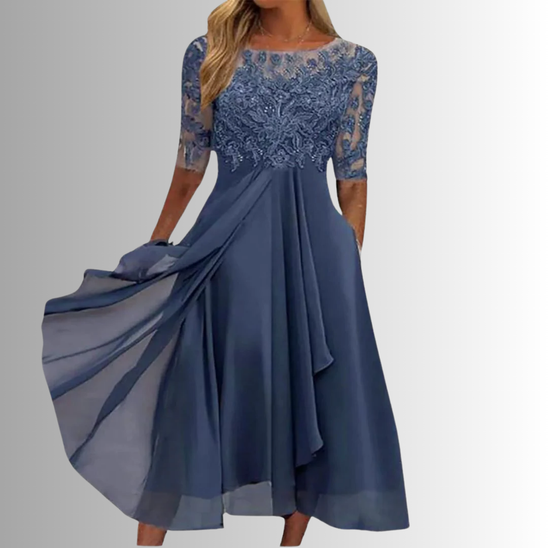 Divifa Rhonda Elegant Lace Dress