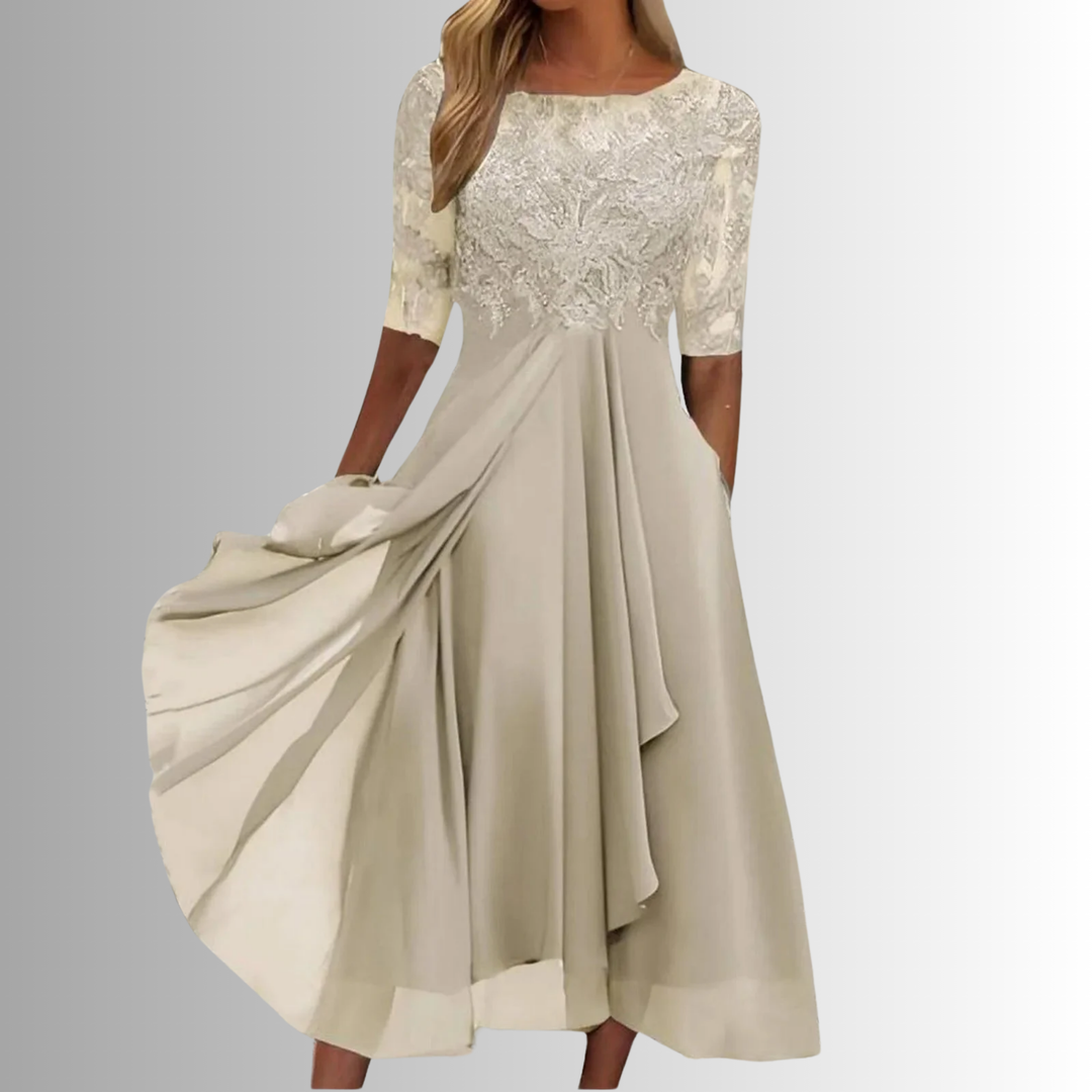Divifa Rhonda Elegant Lace Dress