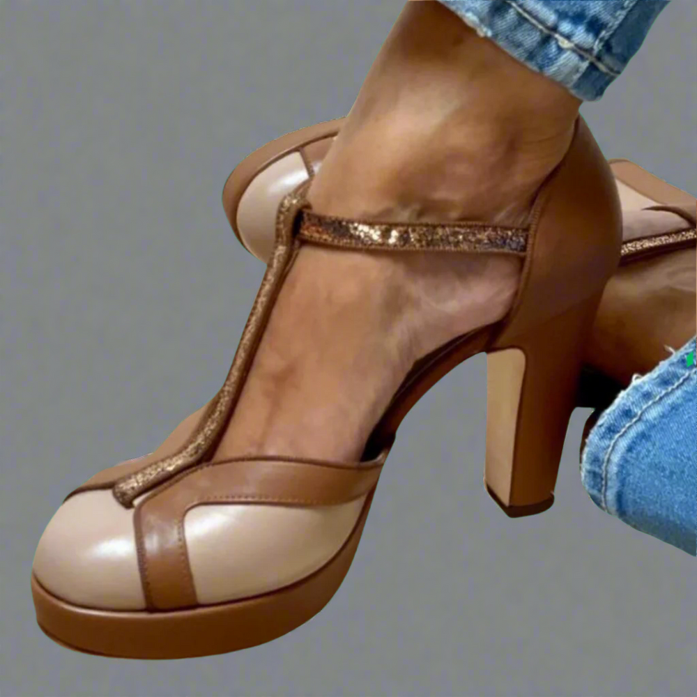Divifa Criselmara Elegant and Comfortable Heeled Sandals