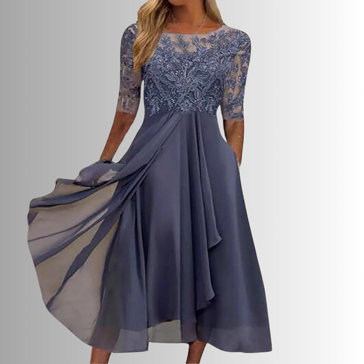 Divifa Rhonda Elegant Lace Dress