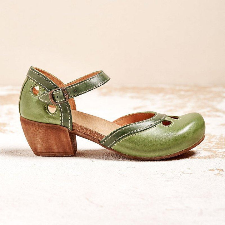 Divifa Charlotte Orthopedic Low Heel Flat Sandals