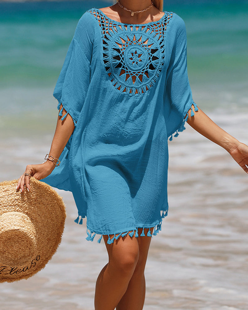 Divifa Chrissy Boho Beach Cover-Up