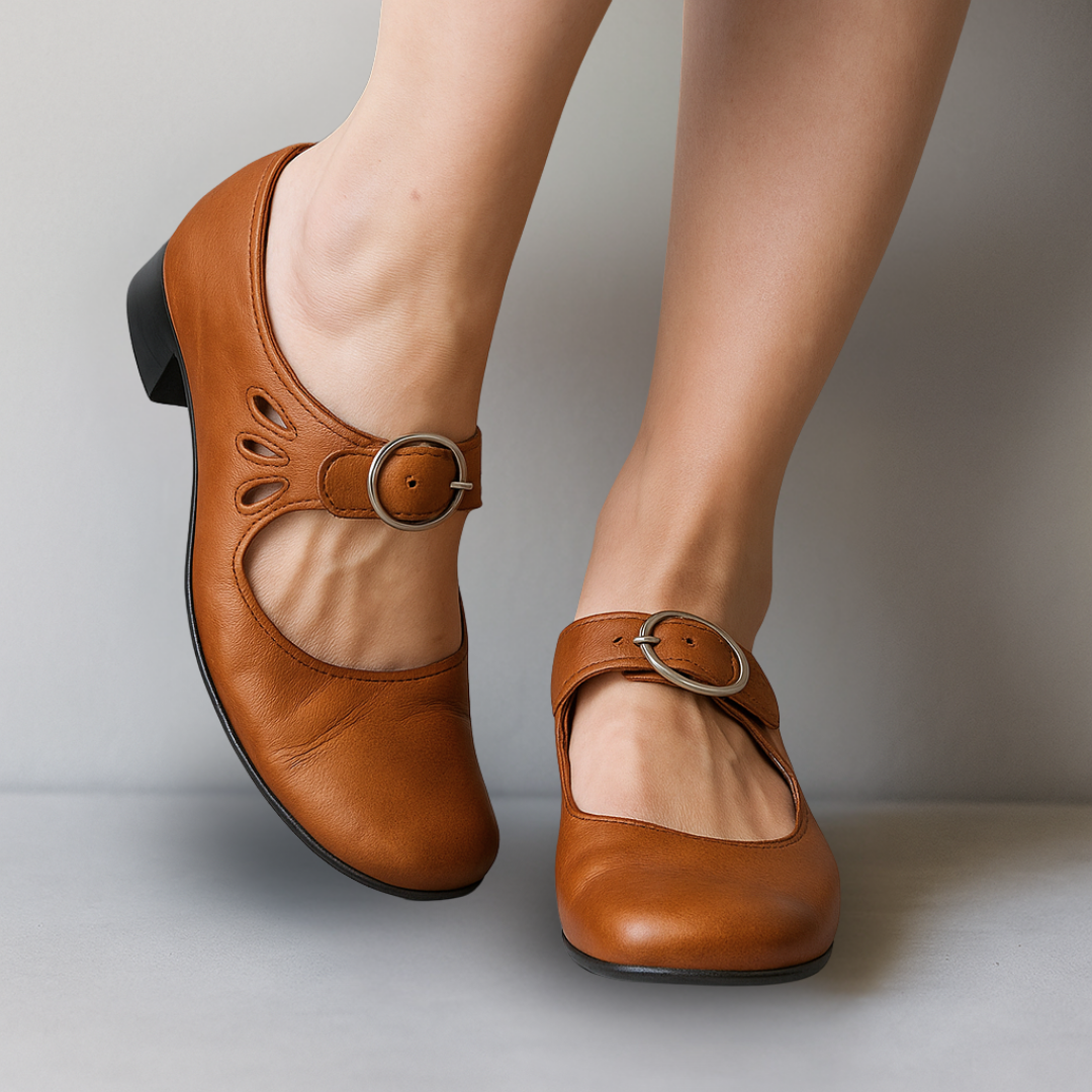 Divifa Colleen Orthopedic Vegan Leather Sandals