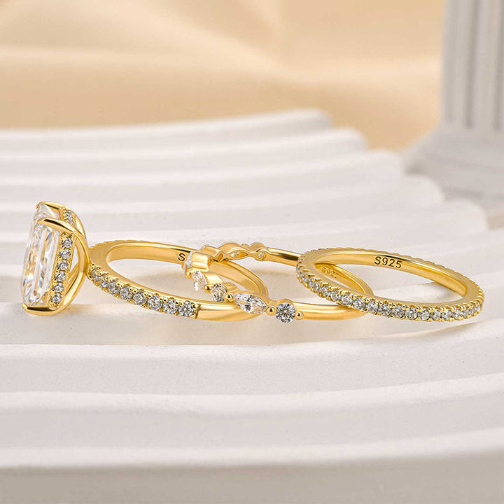 Divifa Jaily 3pc Jewelry Set in Gold-Plated stainless steel