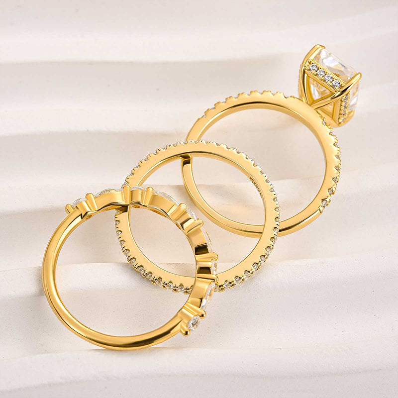 Divifa Jaily 3pc Jewelry Set in Gold-Plated stainless steel