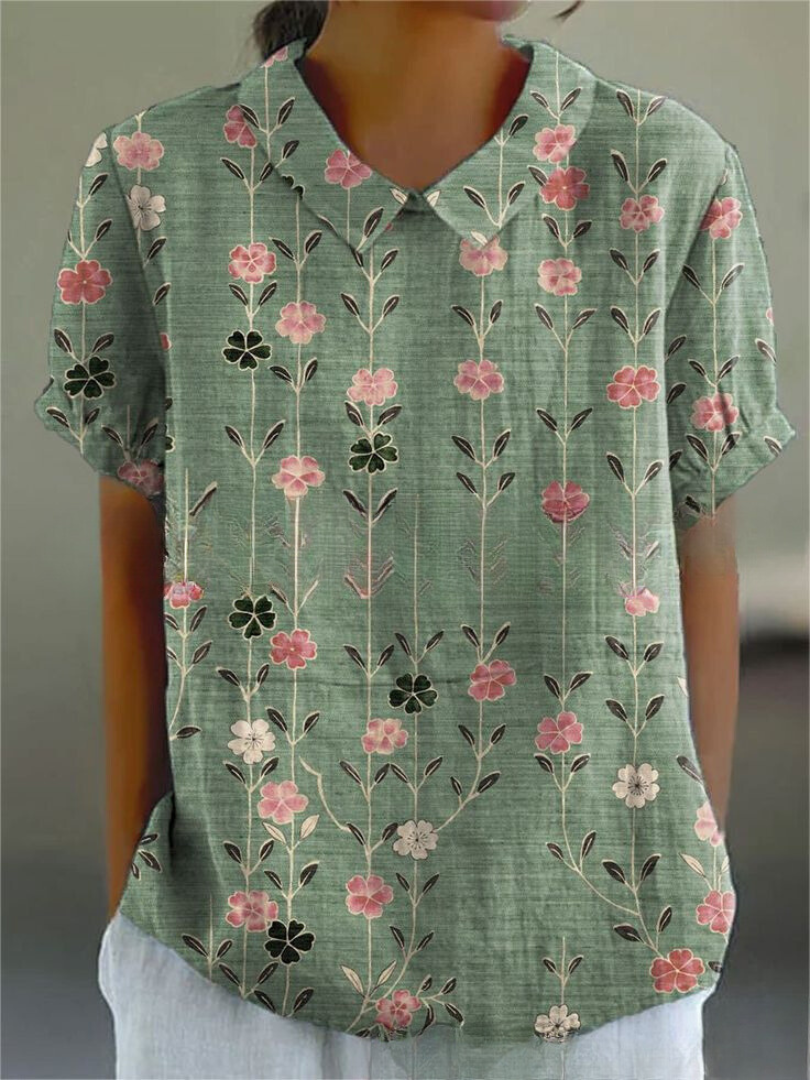 Divifa Nancy Floral Shirt
