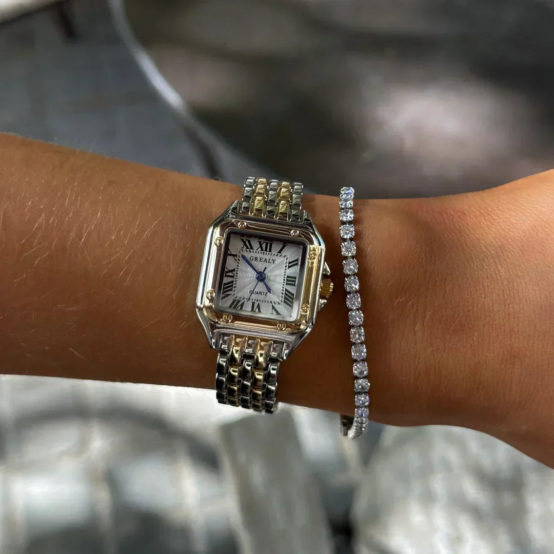 Divifa Fienna Watch in Gold-Plated stainless steel