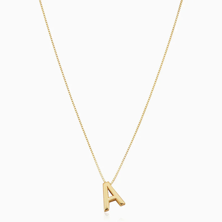 Divifa Love Letter Necklace in Gold-Plated stainless steel