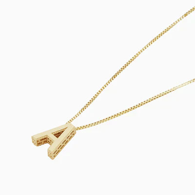 Divifa Love Letter Necklace in Gold-Plated stainless steel