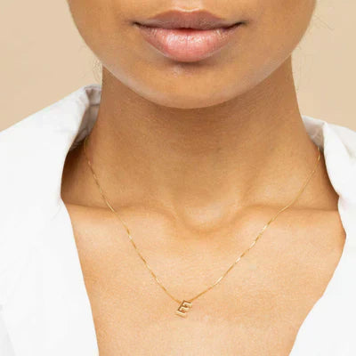 Divifa Love Letter Necklace in Gold-Plated stainless steel