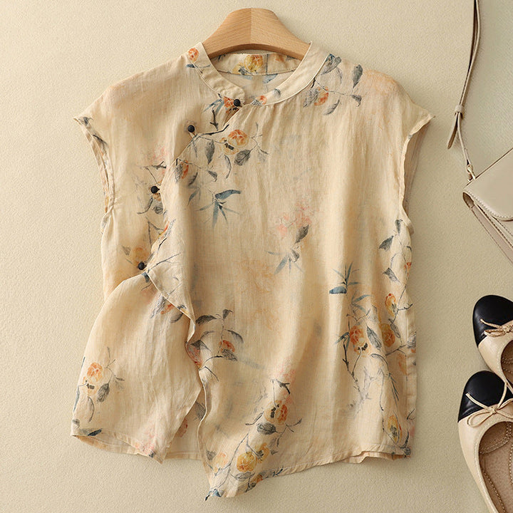 Divifa Amanda Vintage Sleeveless Top