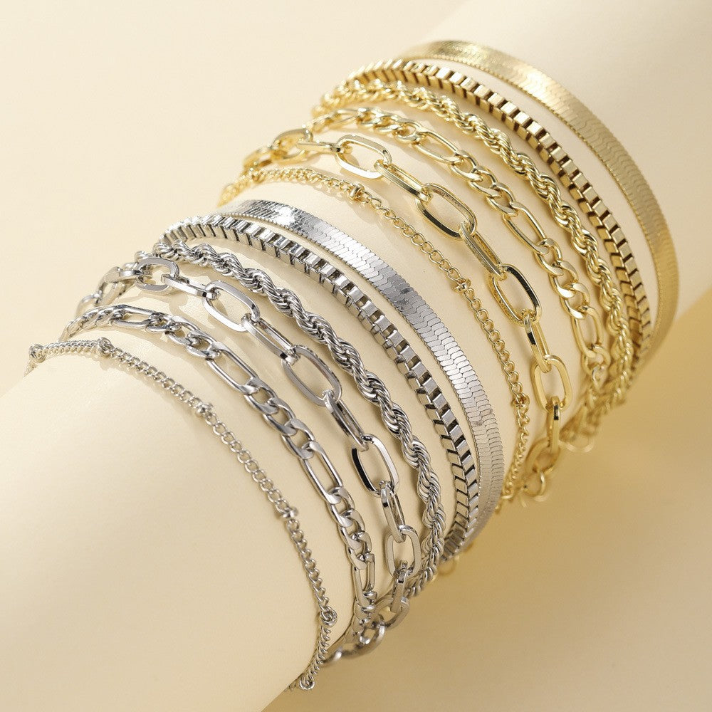 Divifa Ellis Renner Jewelry Set in Gold-Plated stainless steel