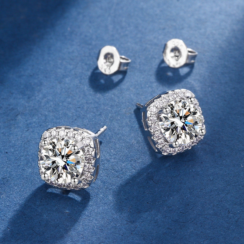 Divifa Aria Square Jewelry Set in Gold-Plated stainless steel