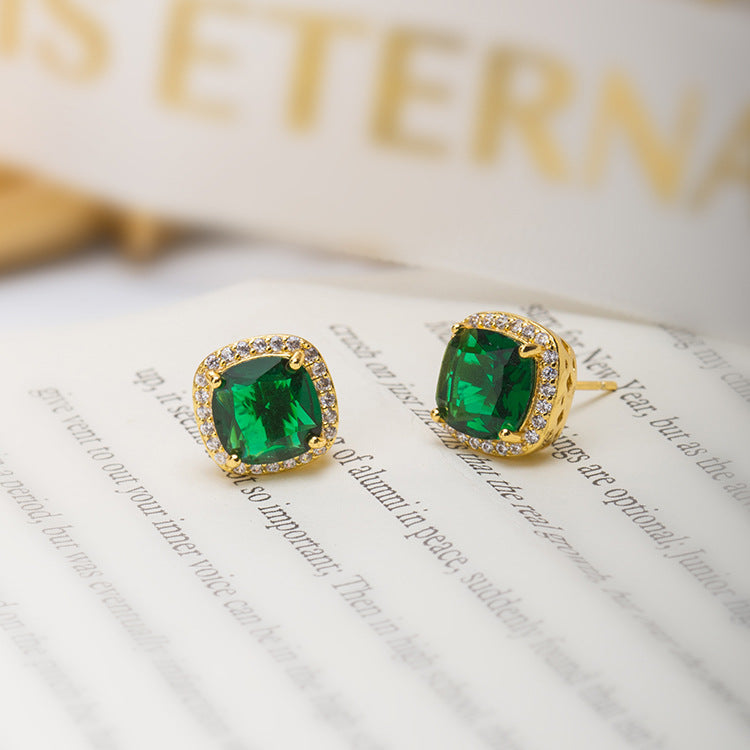 Divifa Calista Verdoux Earrings in Gold-Plated stainless steel