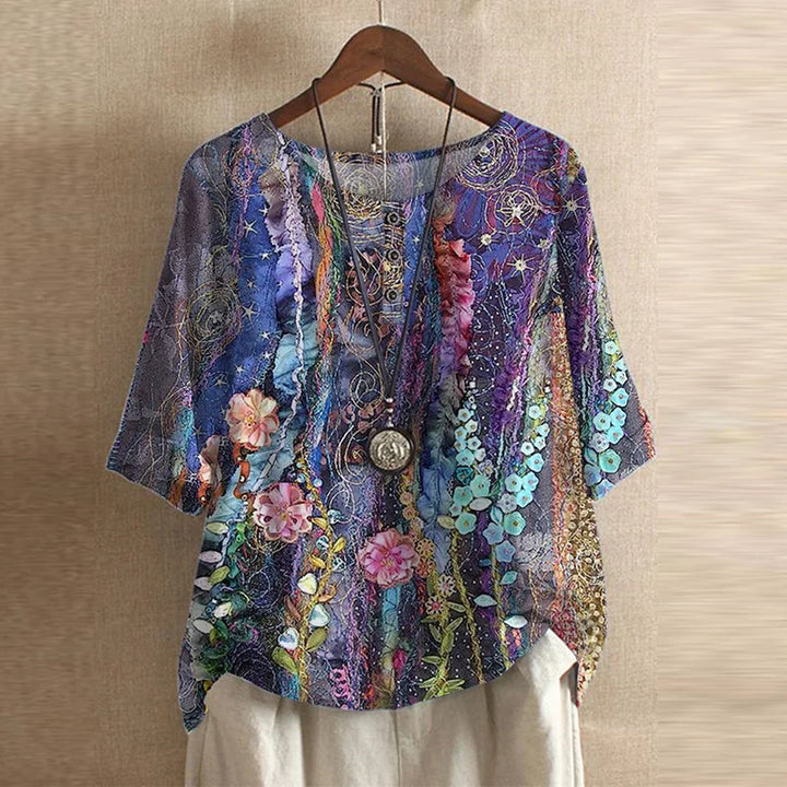 Divifa Anya Retro-Inspired Blouse