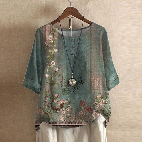 Divifa Anya Retro-Inspired Blouse
