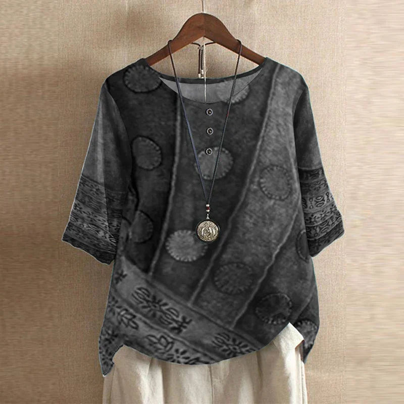 Divifa Anya Retro-Inspired Blouse
