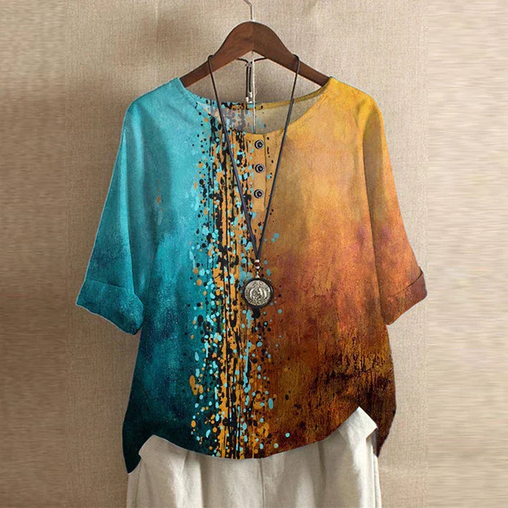 Divifa Anya Retro-Inspired Blouse