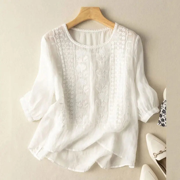 Divifa Sonia Floral Relaxed Blouse