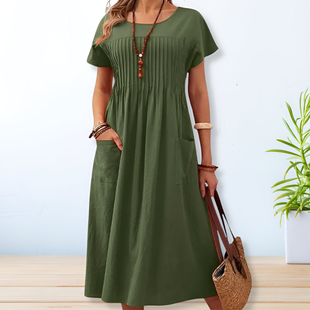 Divifa Jacqueline Relaxed Fit Day Dress