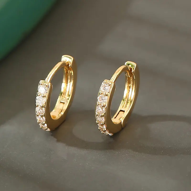 Divifa Coastal-inspired Drop Earrings in Gold-Plated stainless steel