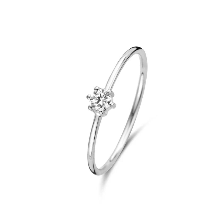 Divifa Abella Maris Ring in White Gold-Plated stainless steel