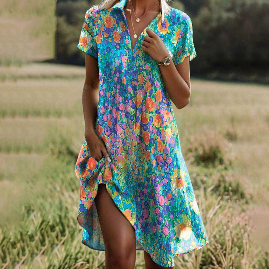 Divifa Joanne Boho Chic Summer Dress