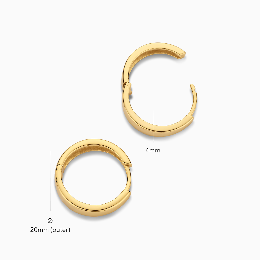 Divifa Gia Earrings in White Gold-Plated stainless steel
