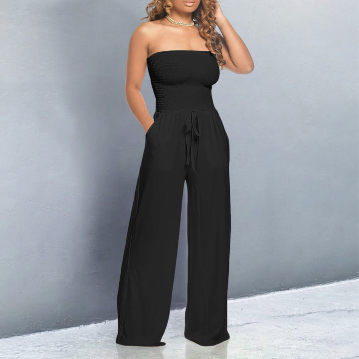 Divifa Bella Trendy Off-Shoulder Jumpsuit