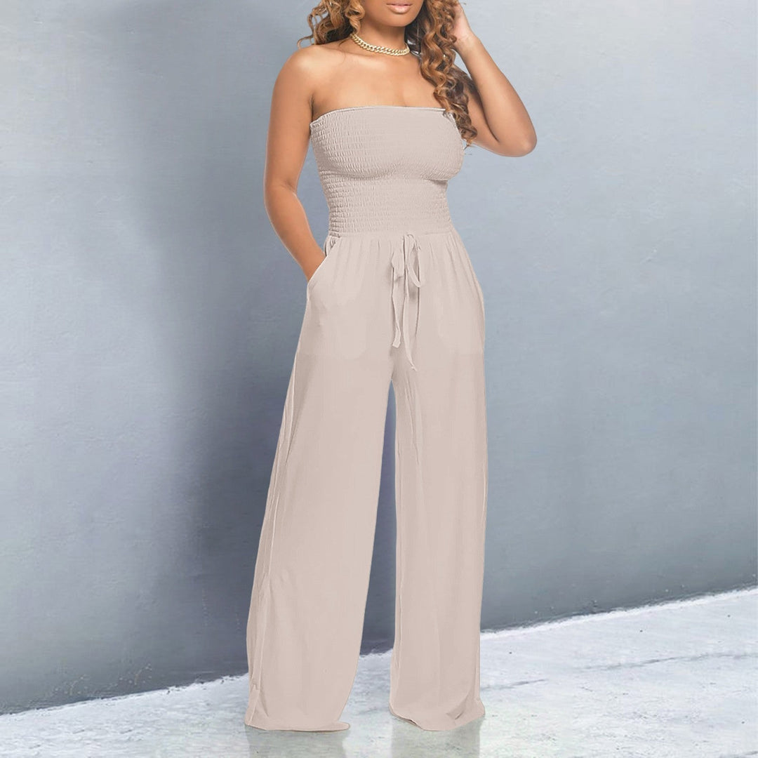 Divifa Bella Trendy Off-Shoulder Jumpsuit