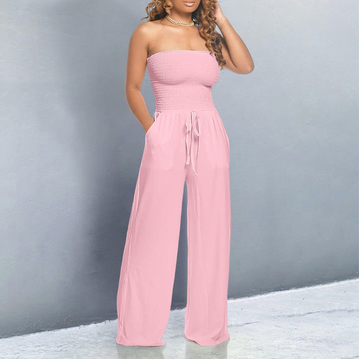 Divifa Bella Trendy Off-Shoulder Jumpsuit