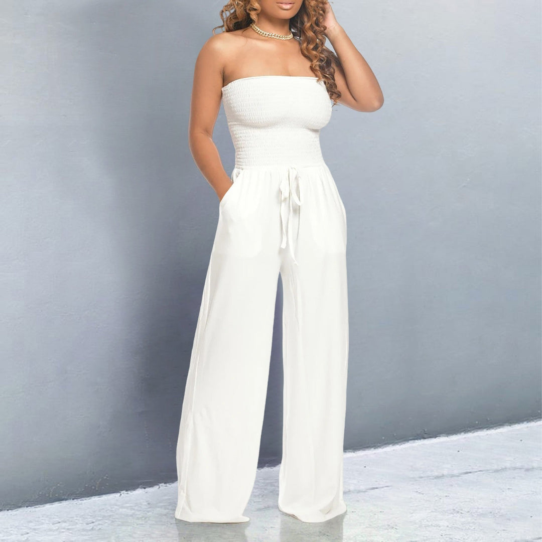 Divifa Bella Trendy Off-Shoulder Jumpsuit